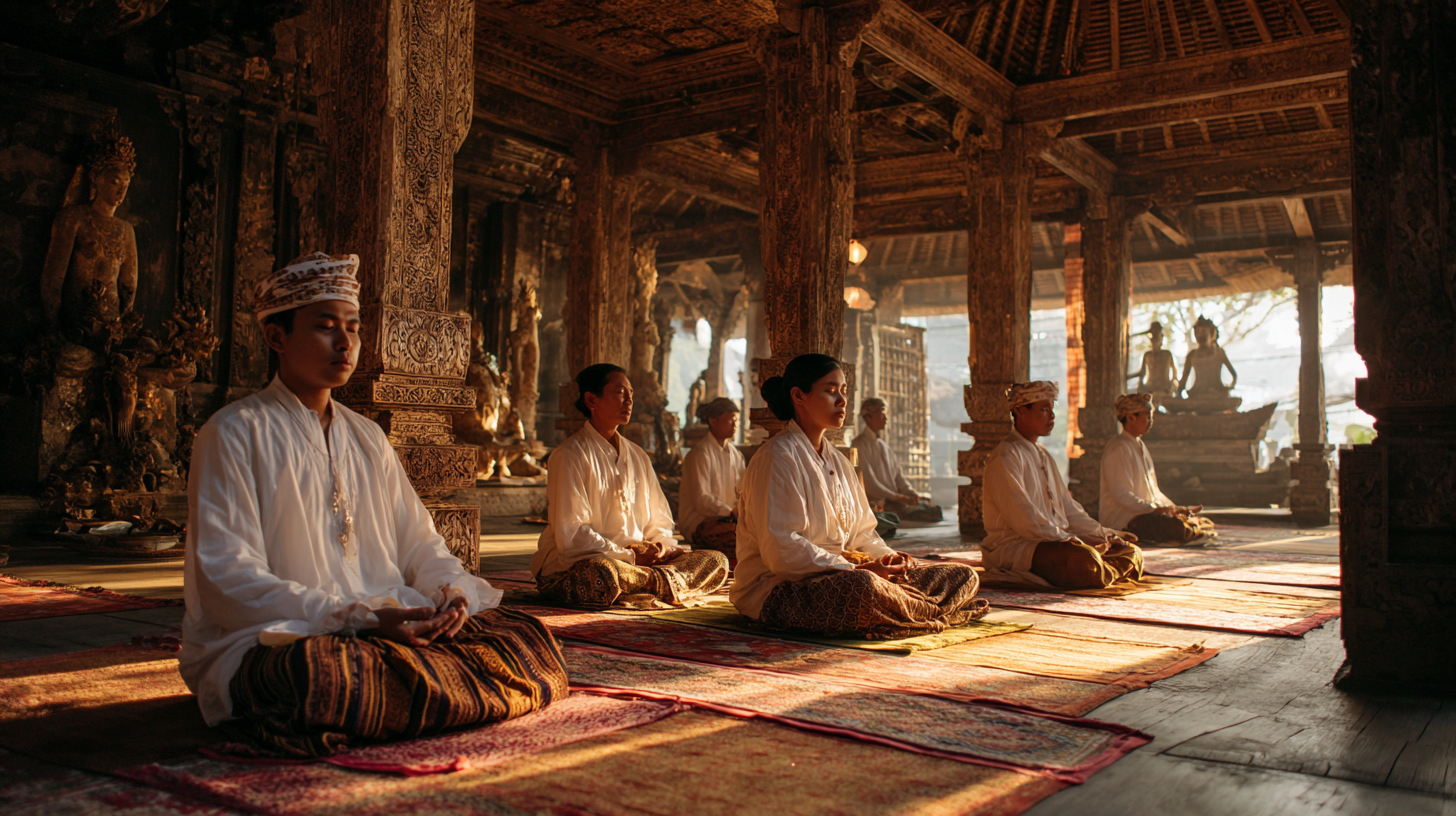 Ancient Javanese Temple - Sacred Space of Wisdom and Meditation